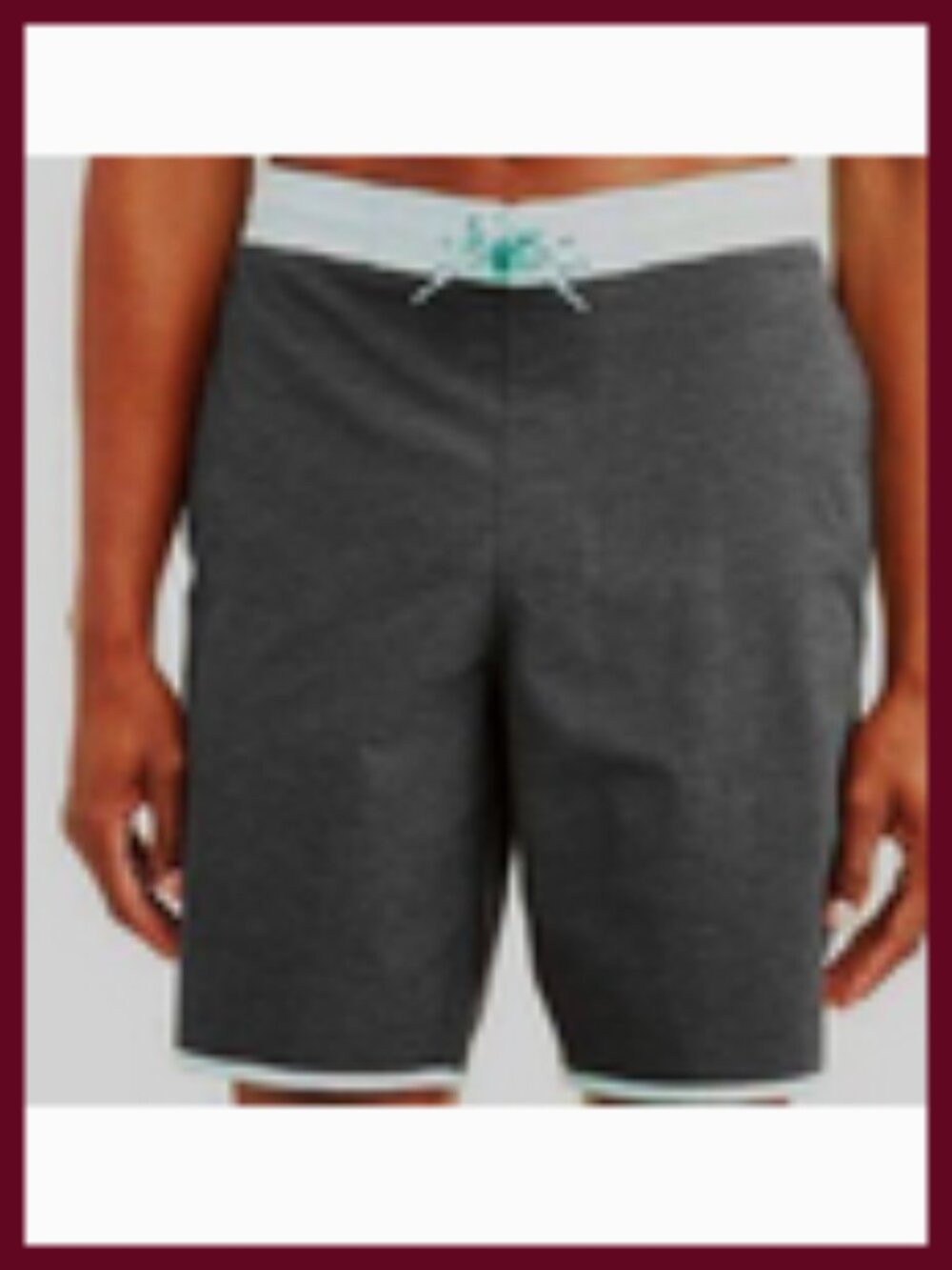Swim e-board shorts mens new size M waist 32-34" George  73% polyester cotton